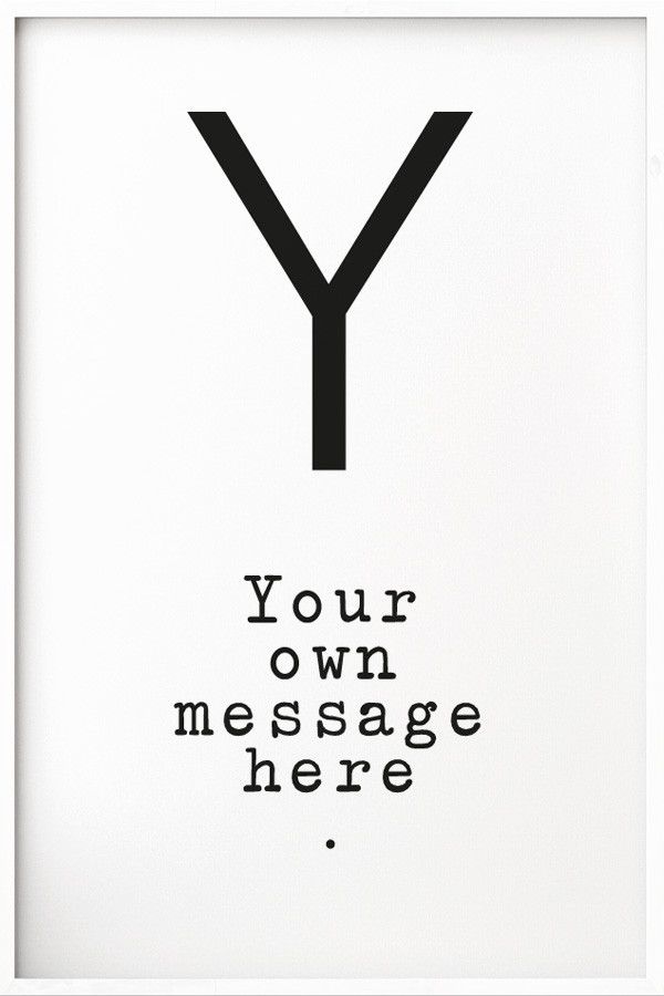 Your Message N°9 White