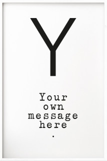 Your Message N°9 White