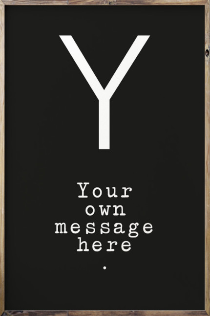 Your Message N°9 Black